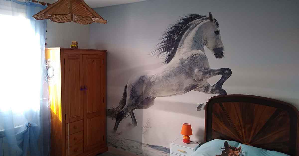 Papier Peint Panoramique chevaux