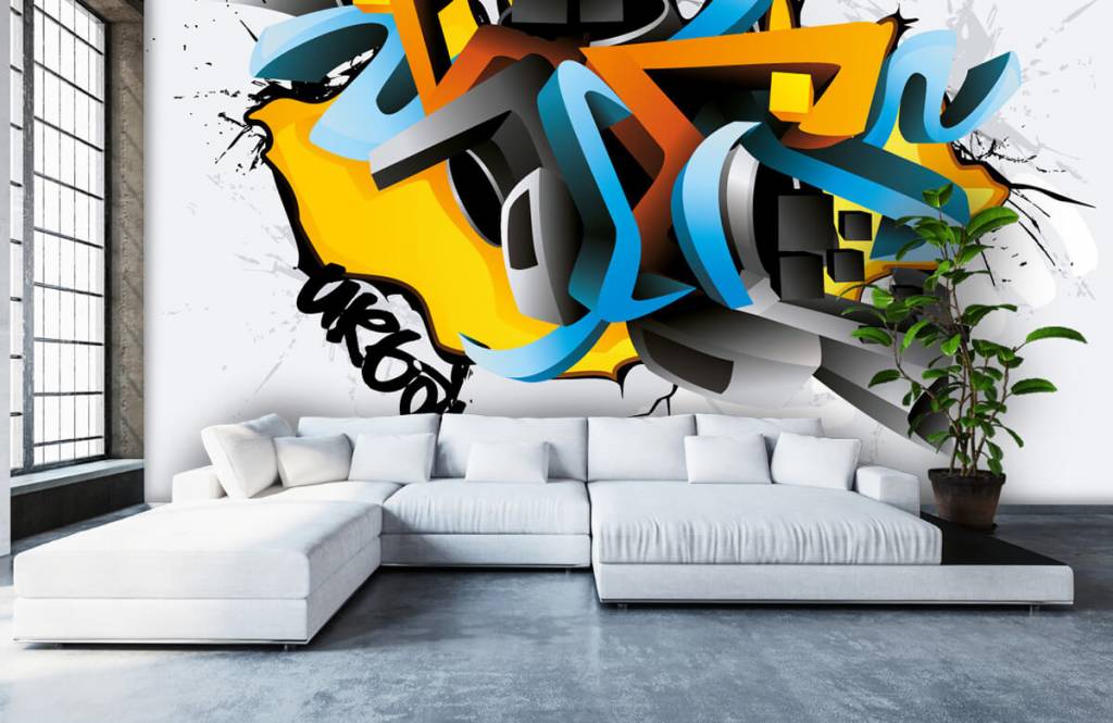 Graffiti - Graffitis 3D - Chambre d'adolescent 5