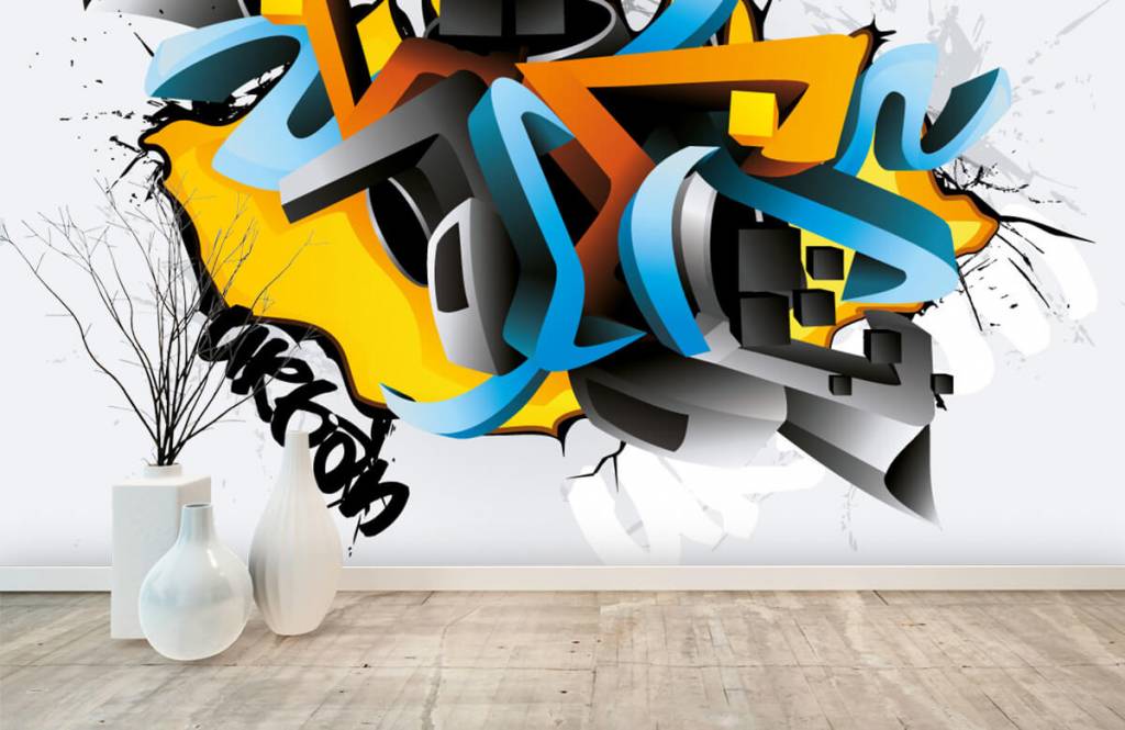 Graffiti - Graffitis 3D - Chambre d'adolescent 8