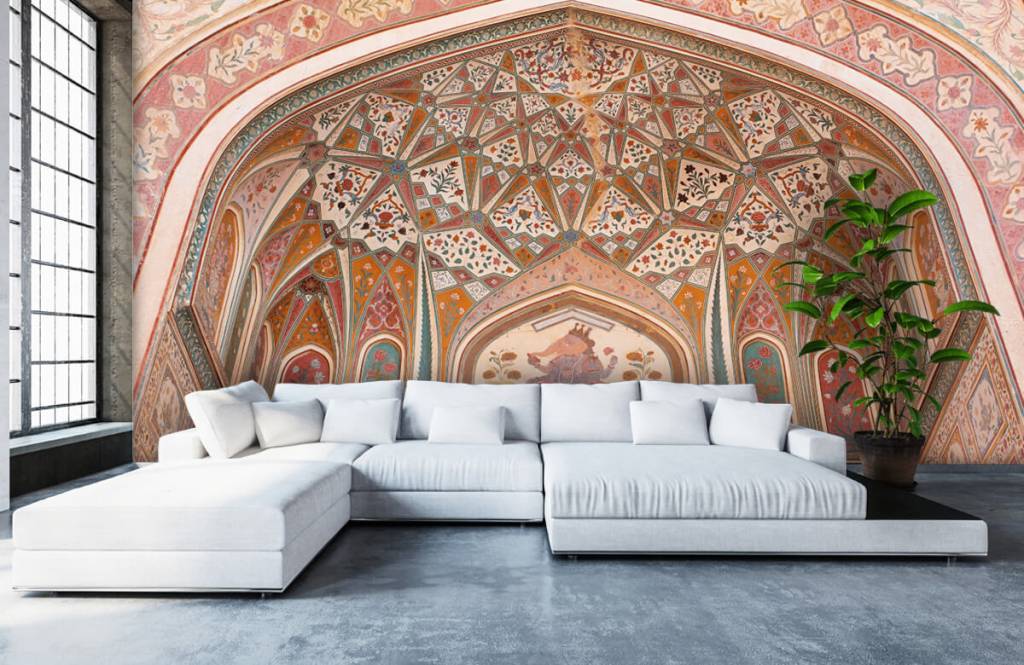 Monuments - Arche indienne richement peinte  - Chambre à coucher 5