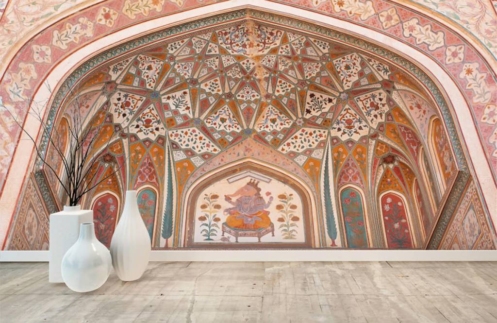 Monuments - Arche indienne richement peinte  - Chambre à coucher 8