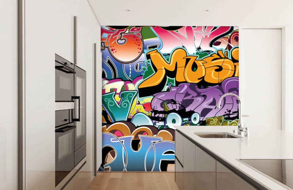 Graffiti - Dessins graffitis - Chambre d'adolescent 4