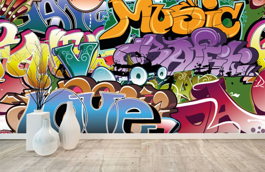 Graffiti - Dessins graffitis - Chambre d'adolescent 8
