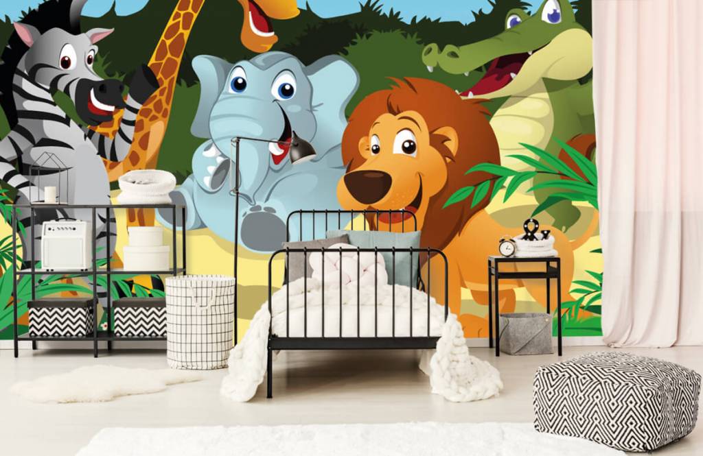 Animaux de Safari - Animaux sauvages joyeux - Chambre d'enfants 2