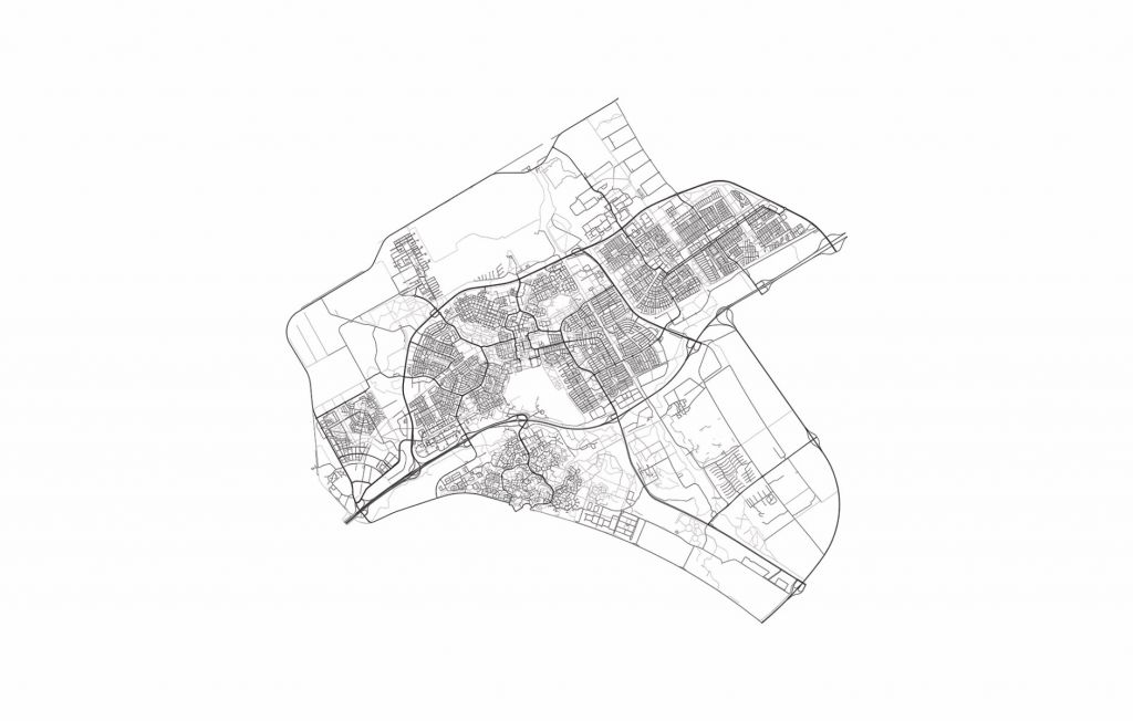 Plan d'étage d'Almere, blanc