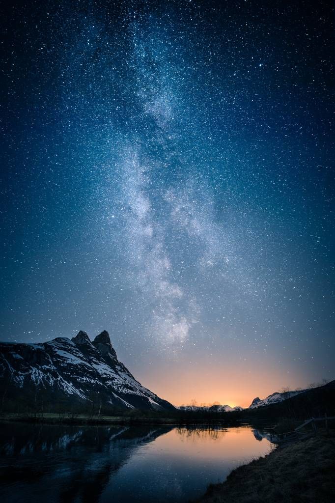 Ciel étoilé en Alaska