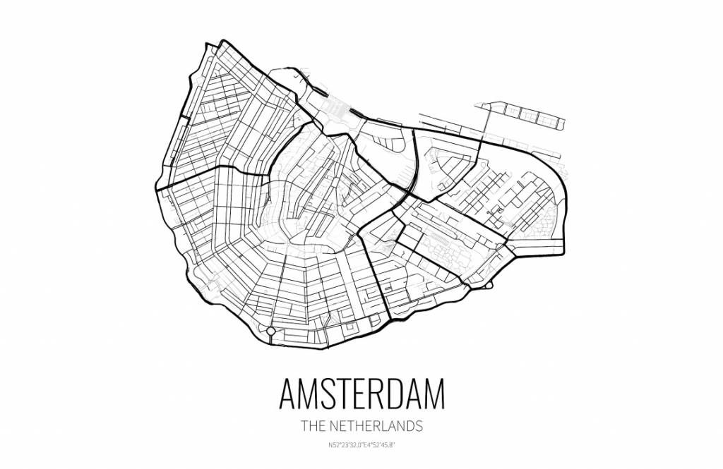 Carte unique d'Amsterdam