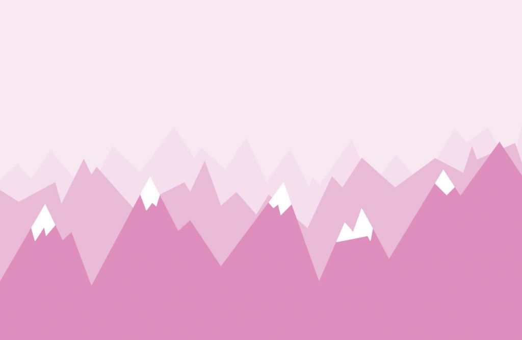 Montagnes roses