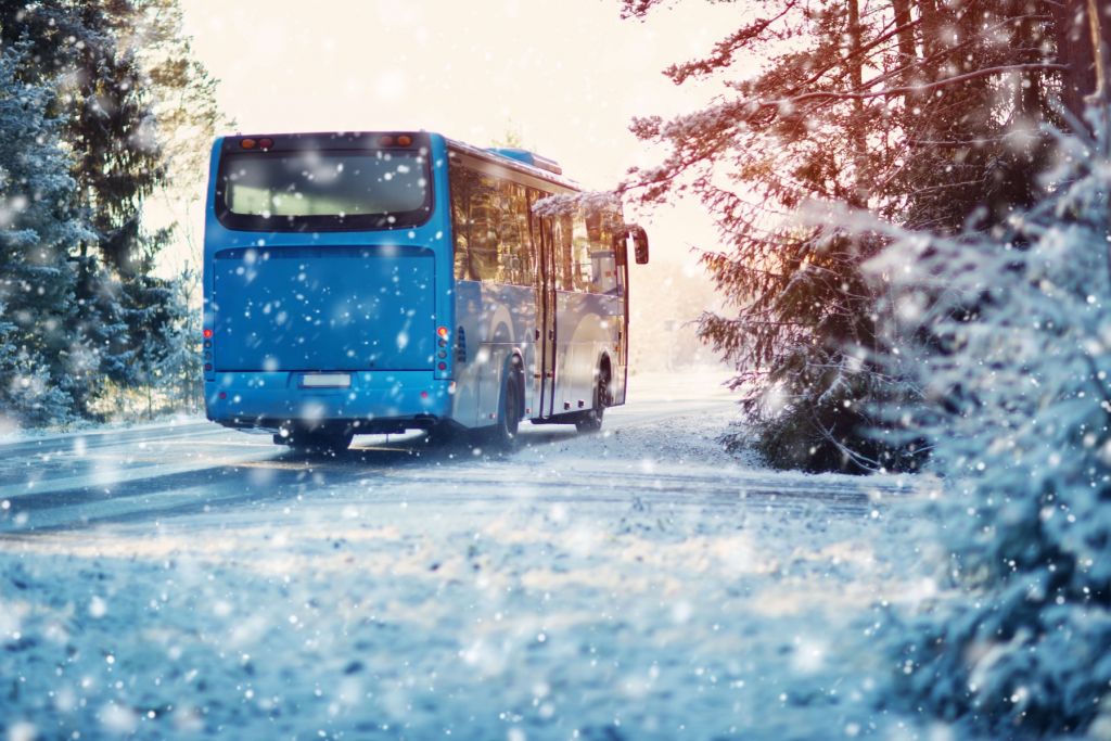 Bus en hiver