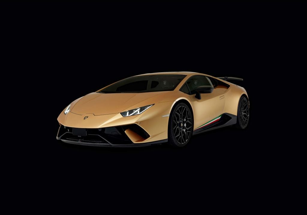 Lamborghini Huracán - Avant droit, noir