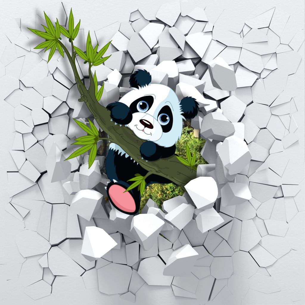 Un panda mignon