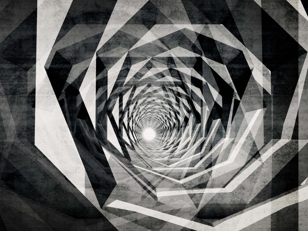 Tunnel abstrait
