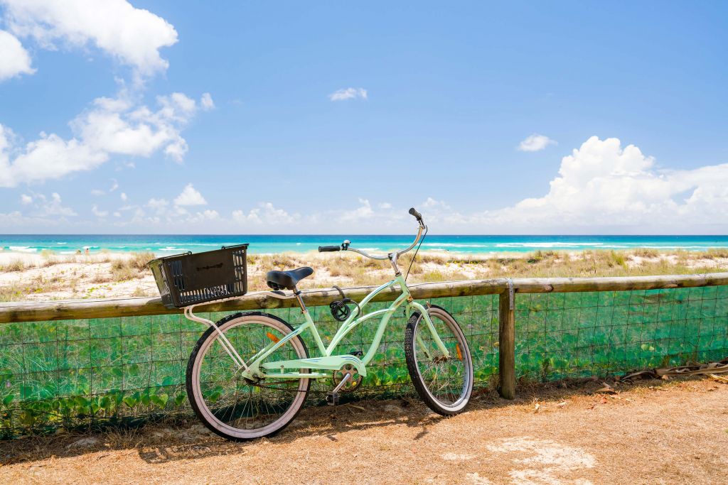 Vélo à la plage