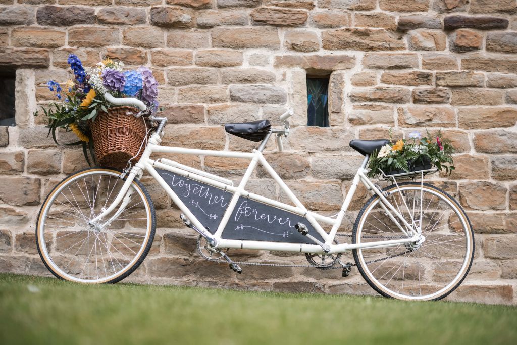 Vélo vintage de mariage