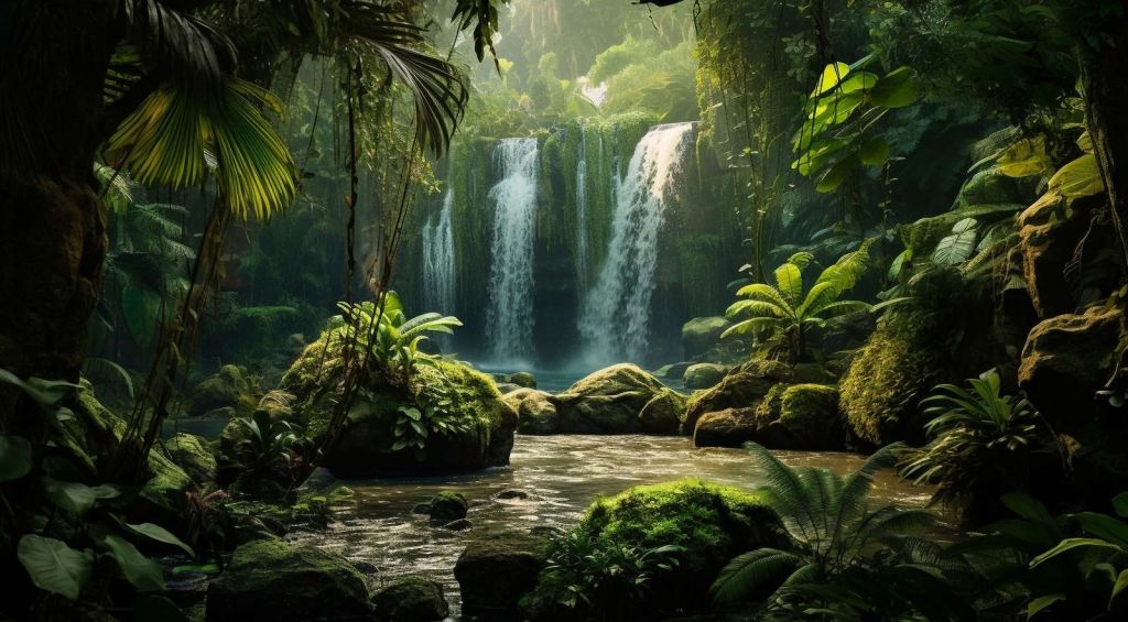 Cascade Murmurante de la Jungle