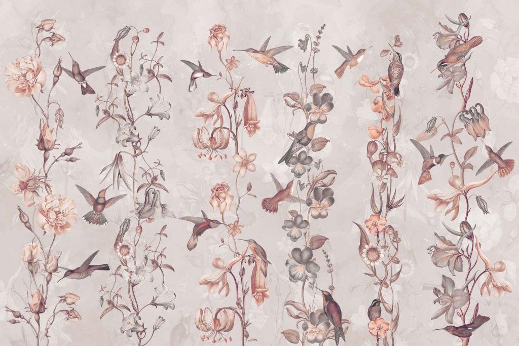 Weadow&#x20;et&#x20;Fleurs&#x20;de&#x20;Jardin&#x20;Rose&#x20;Ancien