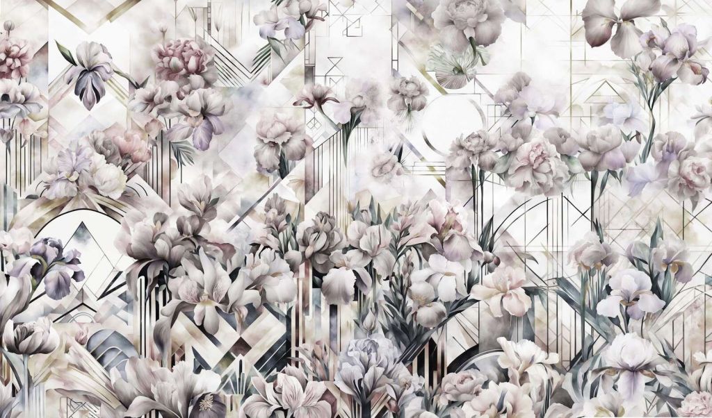 Immenses&#x20;iris&#x20;aquarelle&#x20;jaunes