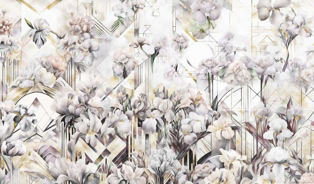 Immenses&#x20;iris&#x20;aquarelle&#x20;beige