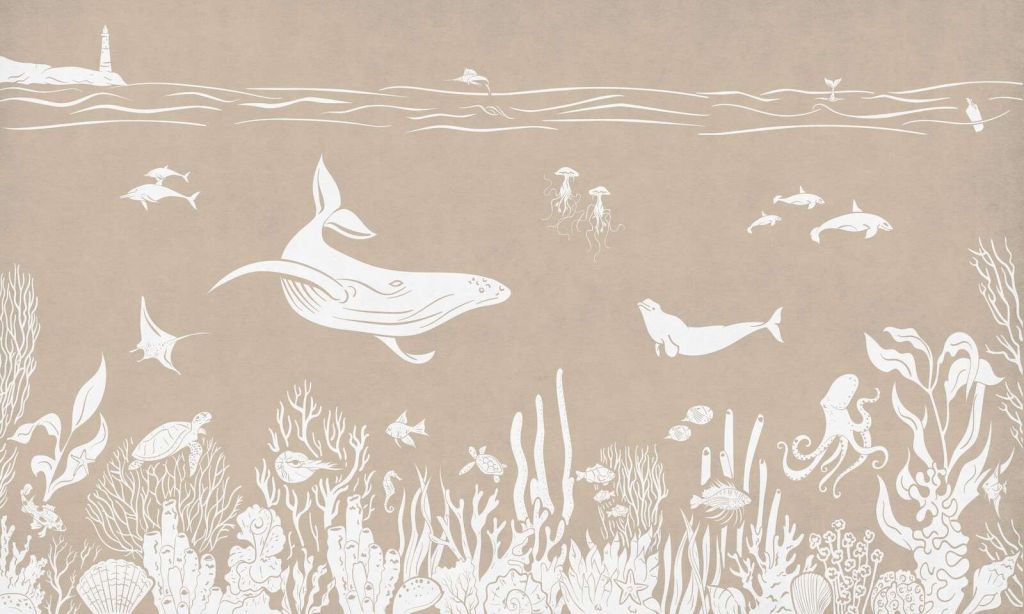 Mer Monochrome - Marron