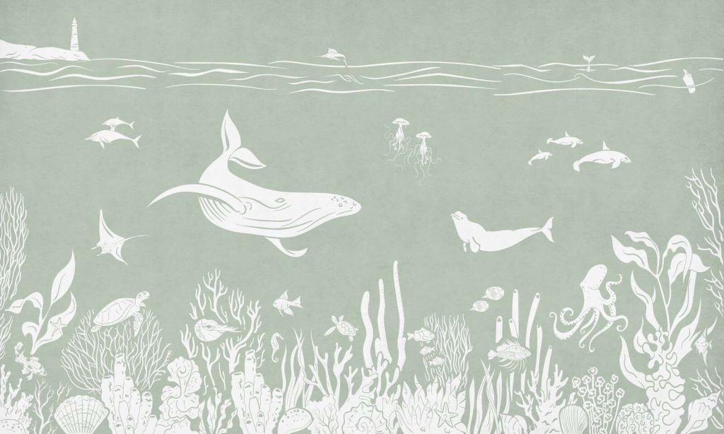 Mer Monochrome - Vert