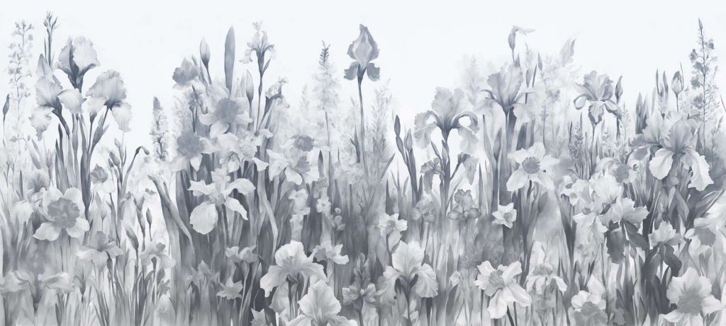 Printemps parfumé - bleu marine