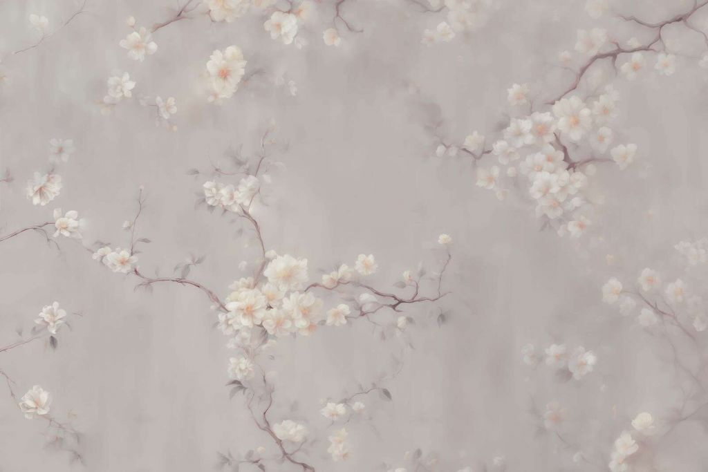 Branches de fleurs taupe adorables
