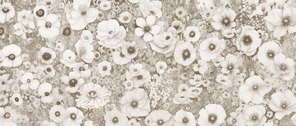 Conte de coquelicot monochrome jaune