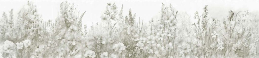 Jardin anglais tendre - vert menthe