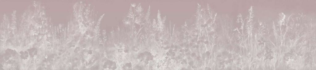 Jardin anglais tendre - rose