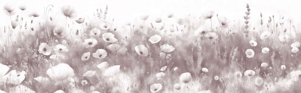 Danse de fleurs sauvages - rose