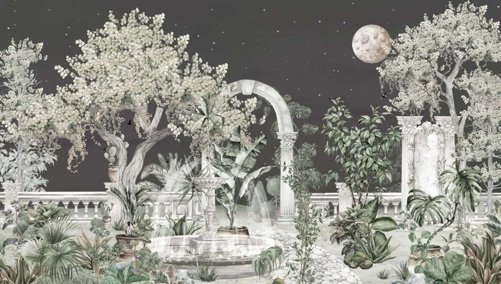 Jardin la nuit