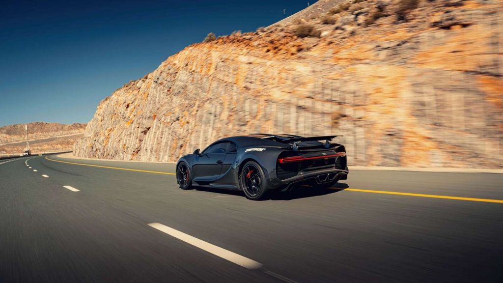 Bugatti Chiron Pur Sport en action