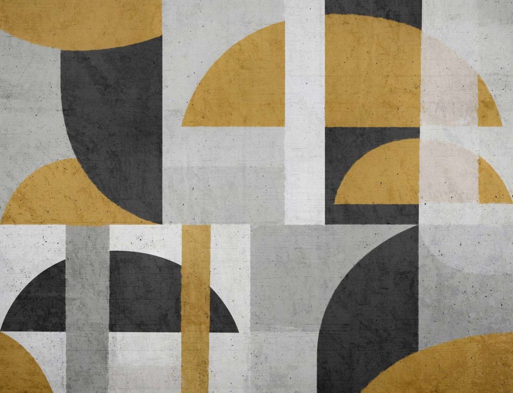 Demi-lunes en style béton