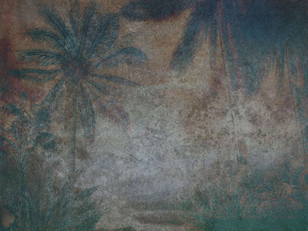 Paysage de montagne dans la lumière du matin