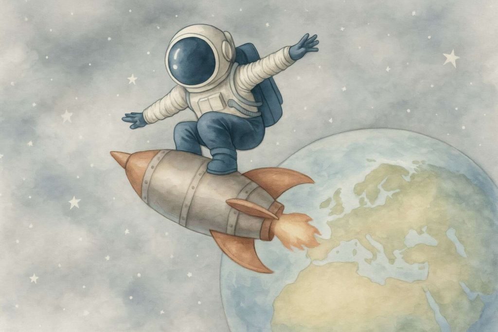 Aventure spatiale au-dessus de la Terre