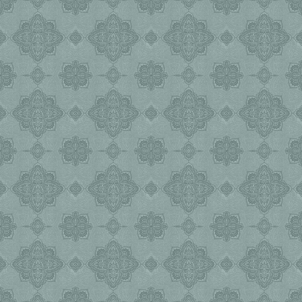 motif de médaillon oriental vert sauge
