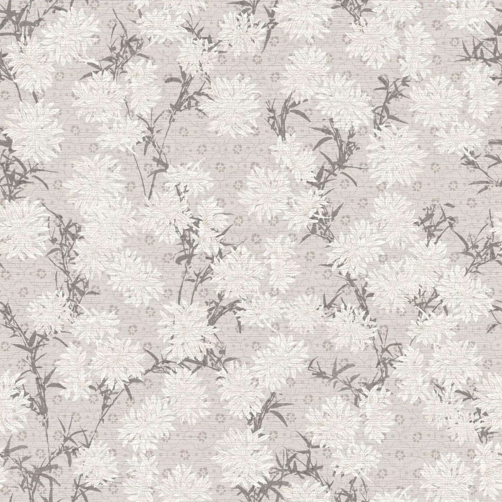 Chrysanthèmes dans des tons greige doux