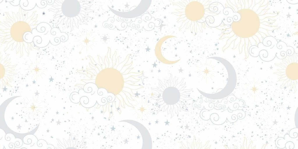 Soleil léger et ciel lunaire