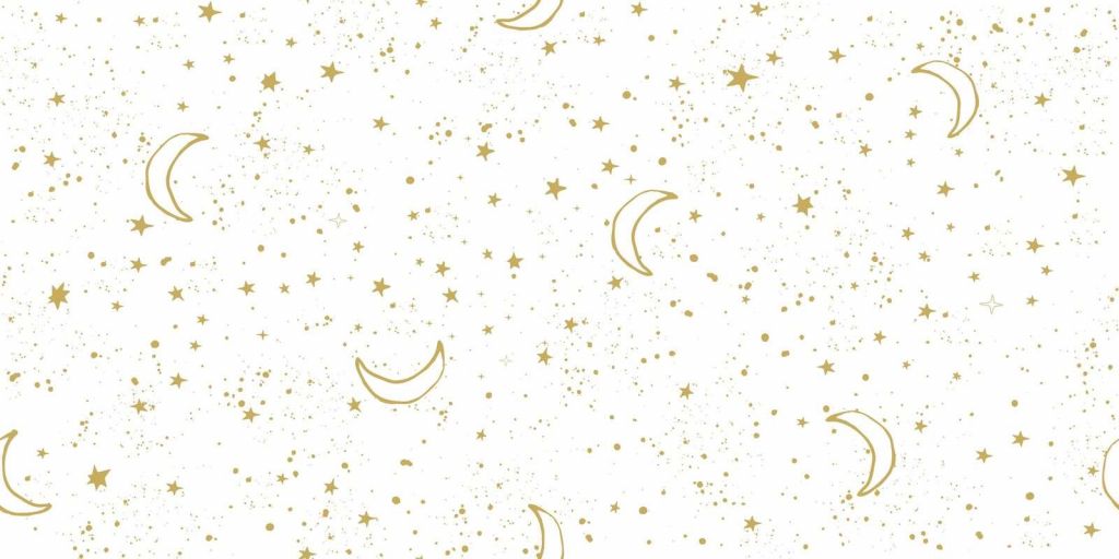 Veilleuse dorée sur blanc