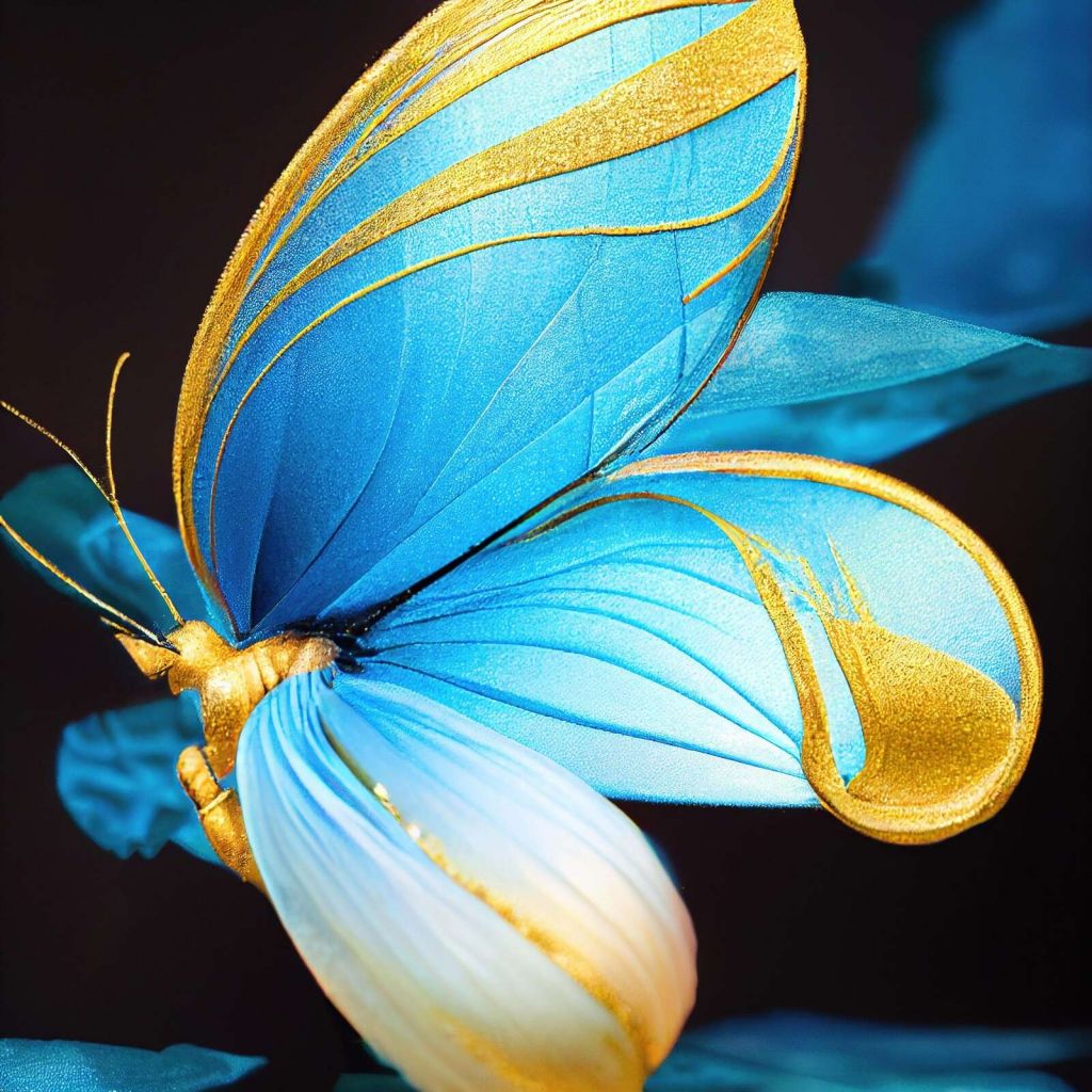 Fleur de pois papillon macro