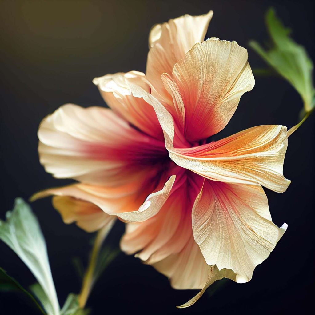 Fleur de Rose Trémière Macro 2