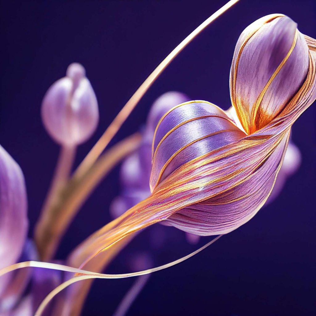 Fleur de pervenche macro