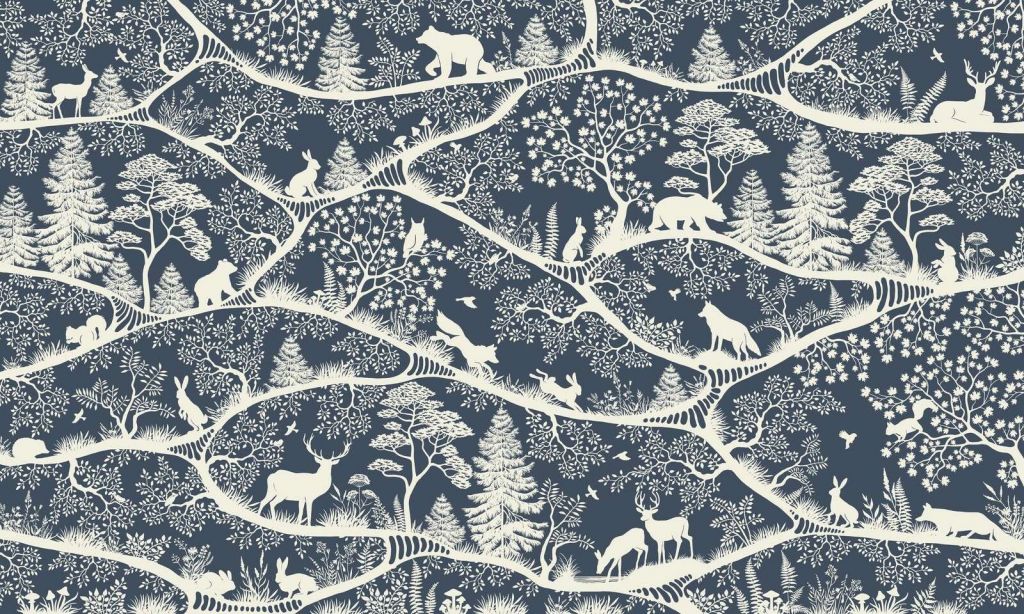 Nordic Nature - blue white