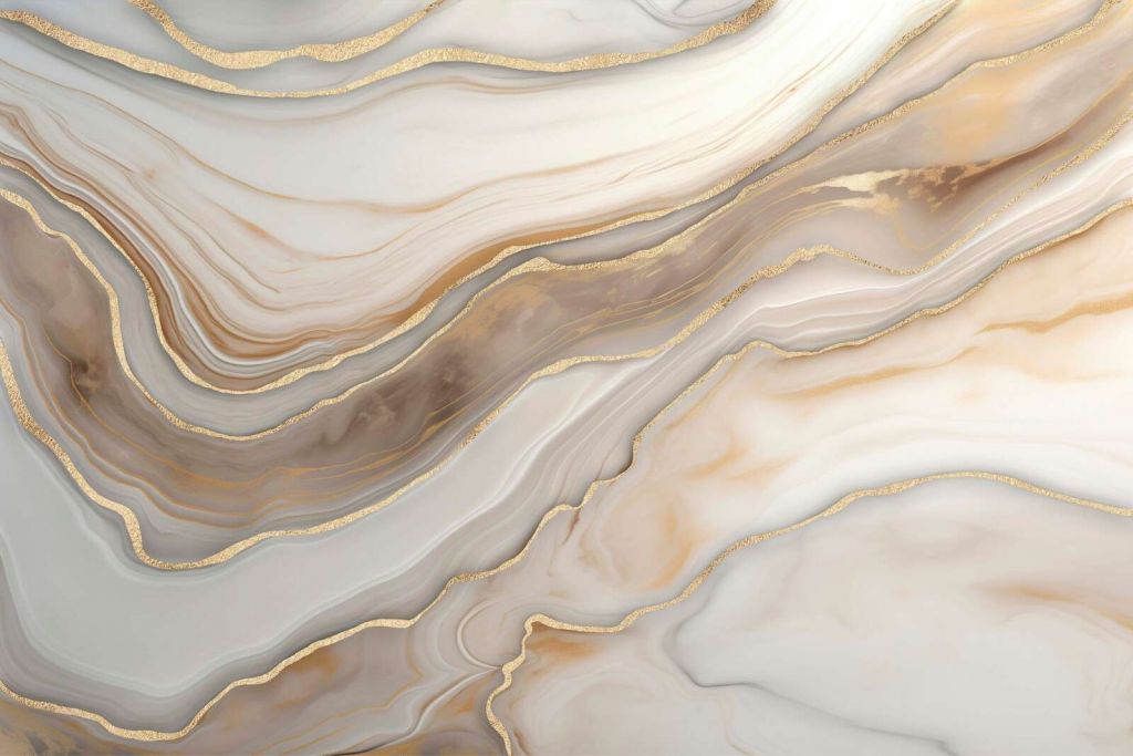 Tendance déco chic en marbre de luxe ivoire beige