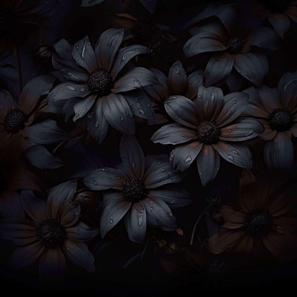 Rêverie florale opulente humeur sombre