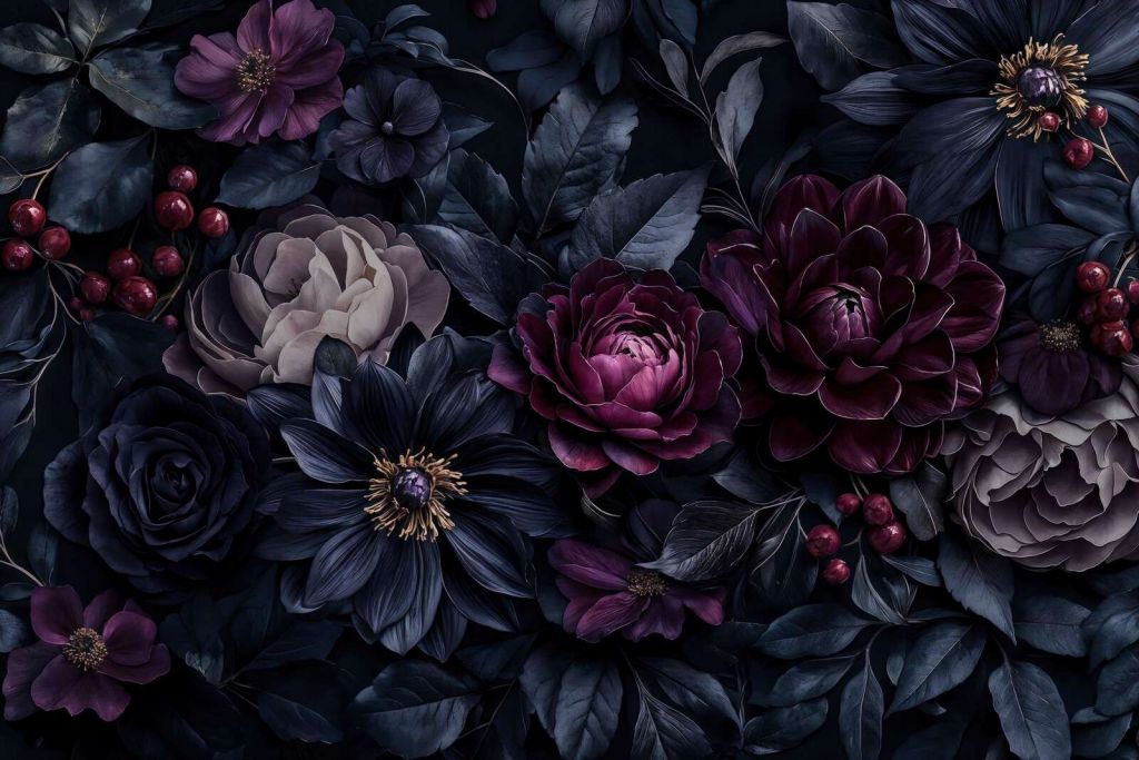 Délice de jardin de minuit mystique, morose et baroque