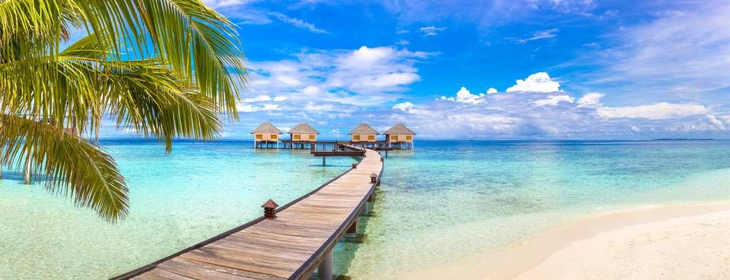 Villas aquatiques aux Maldives