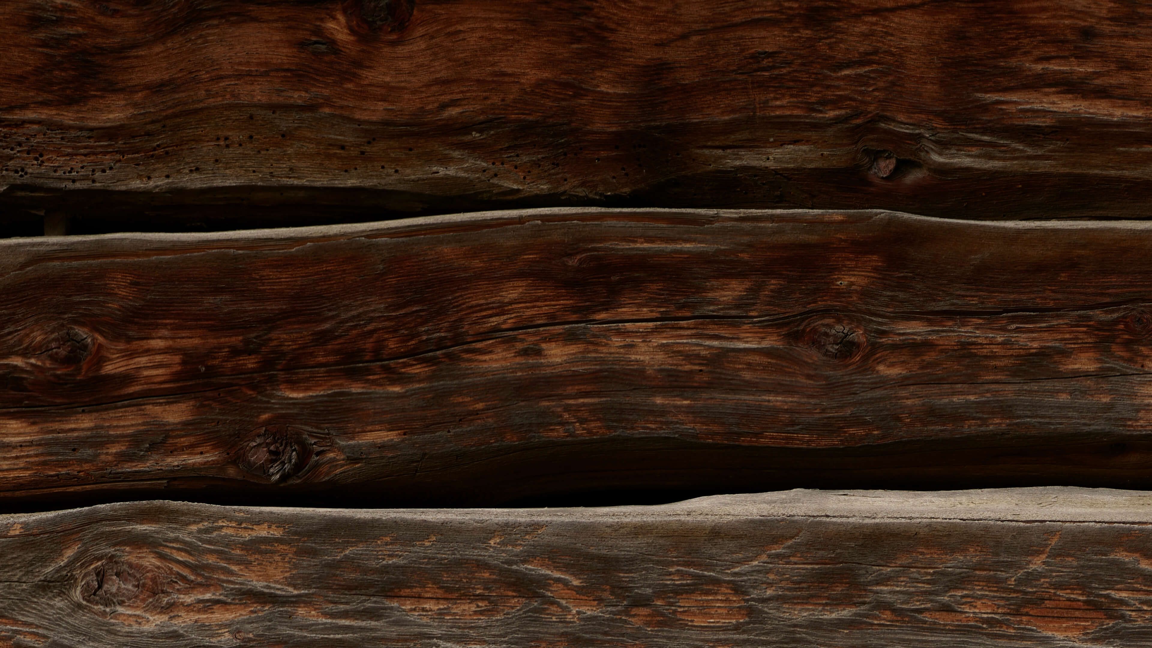 Papier Peint Panoramique Vieux bois foncé