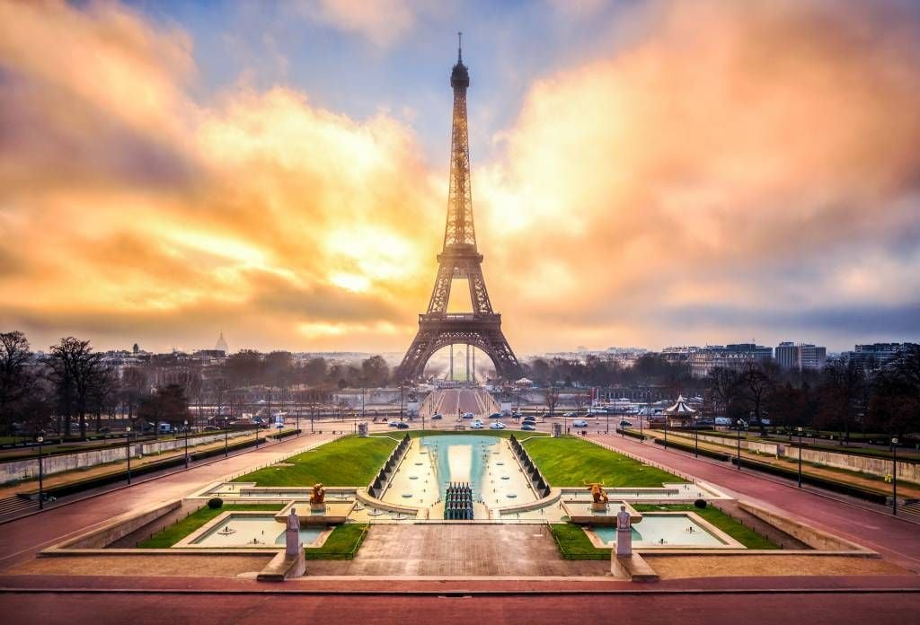Papier peint Villes - Tour Eiffel - Chambre à coucher