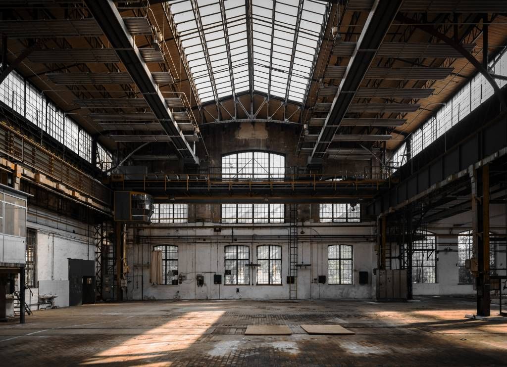 Bâtiments - Hall industriel abandonné - Chambre à coucher